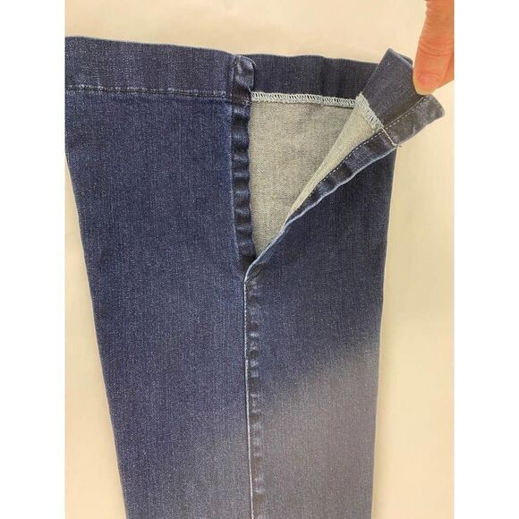 NWT J Brand High-Rise Darted Flare Split Hem Jeans Civility Blue - Size 25 - Picture 10 of 11